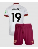 West Ham United Edson Alvarez #19 Tredjedraktsett Barn 2024-25 Korte ermer (+ bukser)